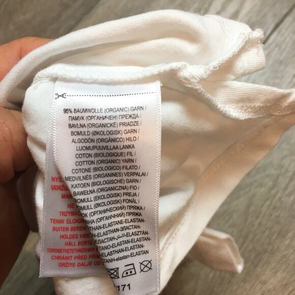 NWT Bellybutton Newborn organic cotton Unisex constellation white shirt size 80 - Picture 5 of 6